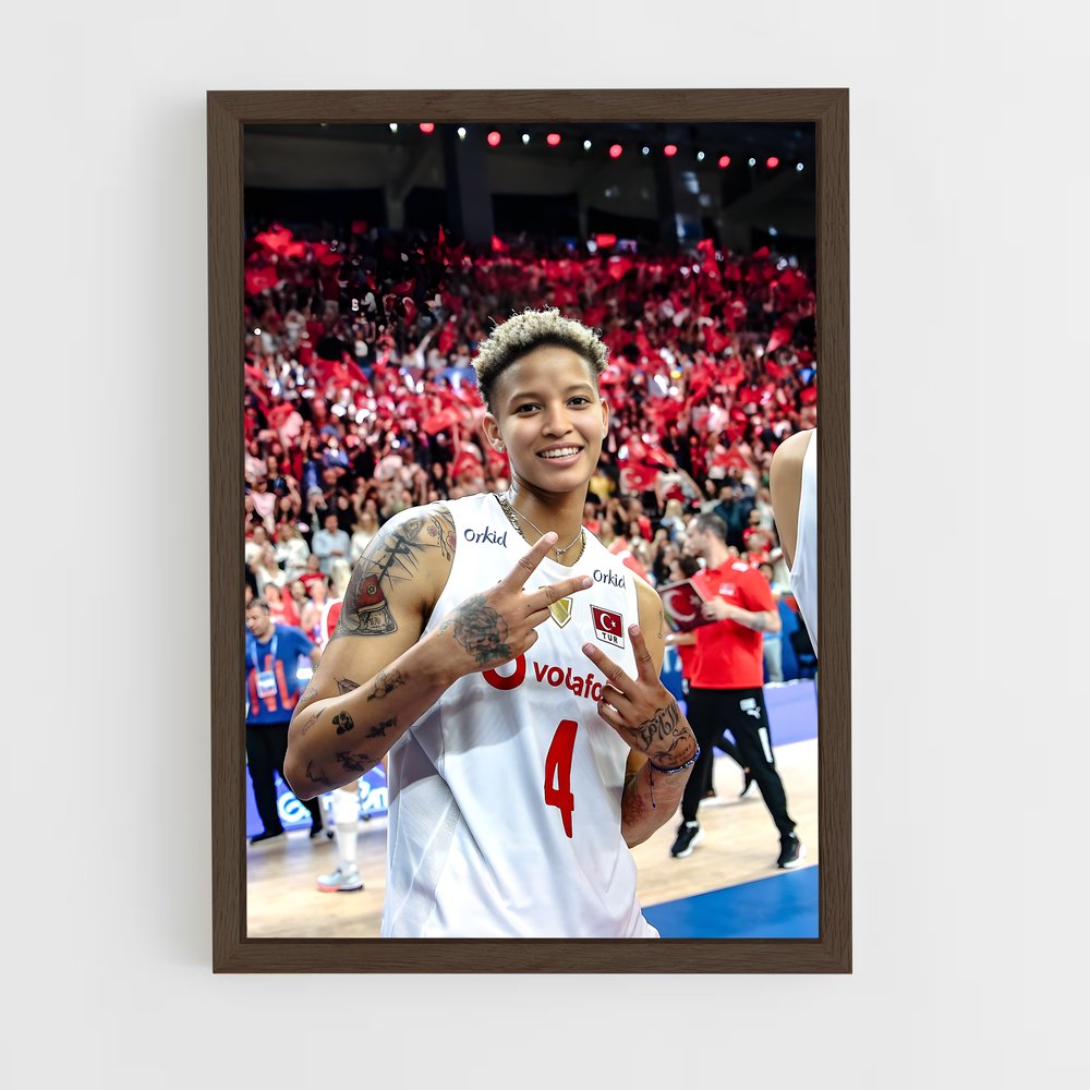 Poster Dunk dans l'Amitié – affiche Volleyball (vue 5)